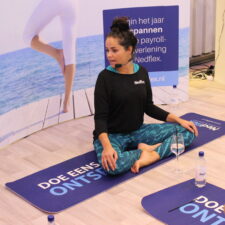 De Nedflex Wijn Yoga op de Horecava was een hit
