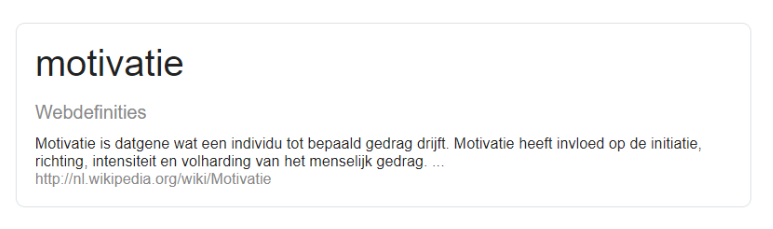 motivatiebrief